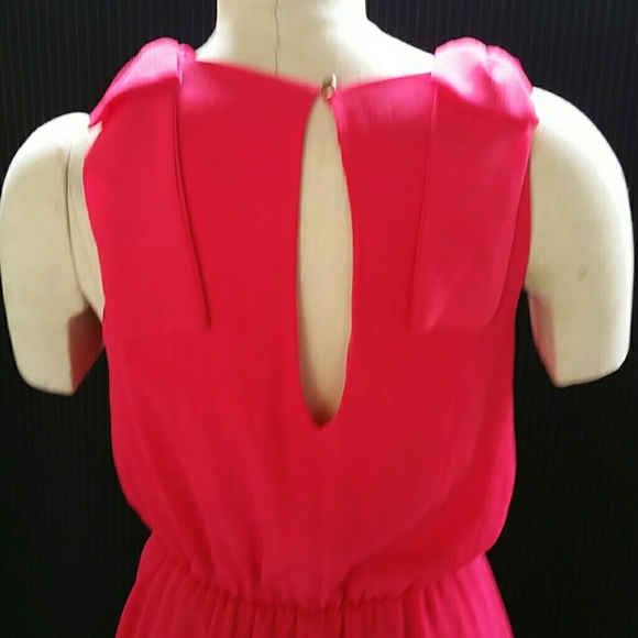 GB Giannini Bini Pink Bow Shoulder Romper - Picture 4 of 8